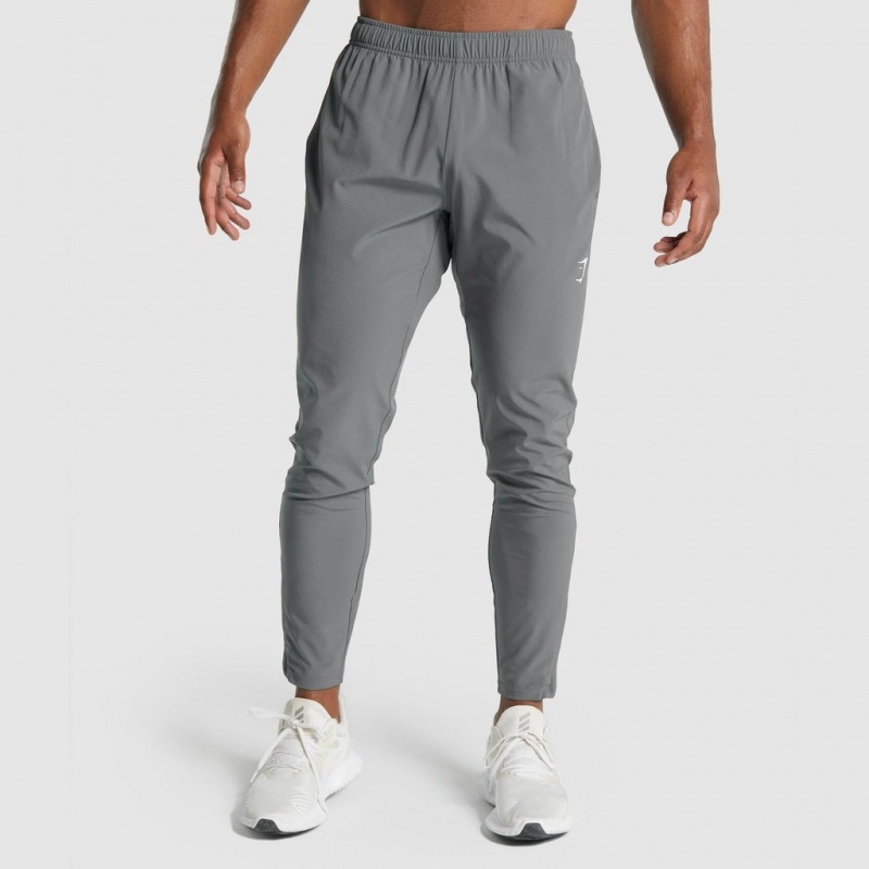 Pantalones Jogger Gymshark Arrival Woven Gris | 29SPTCOKV