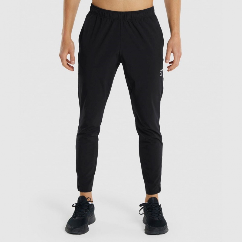 Pantalones Jogger Gymshark Arrival Woven Negras | 10IKYZDAH