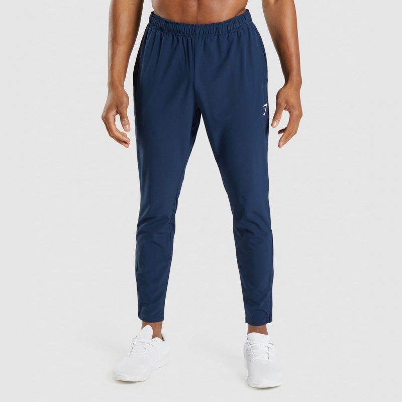 Pantalones Jogger Gymshark Arrival Woven Azul Marino | 46XUJPZSI