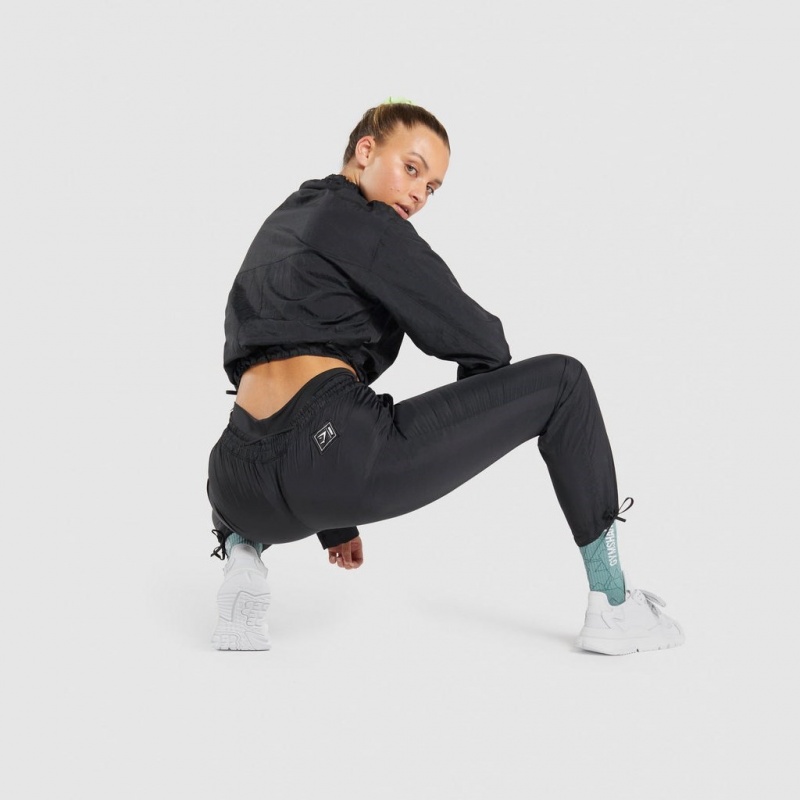 Pantalones Jogger Gymshark CTY Negras | 61DEGLHVK