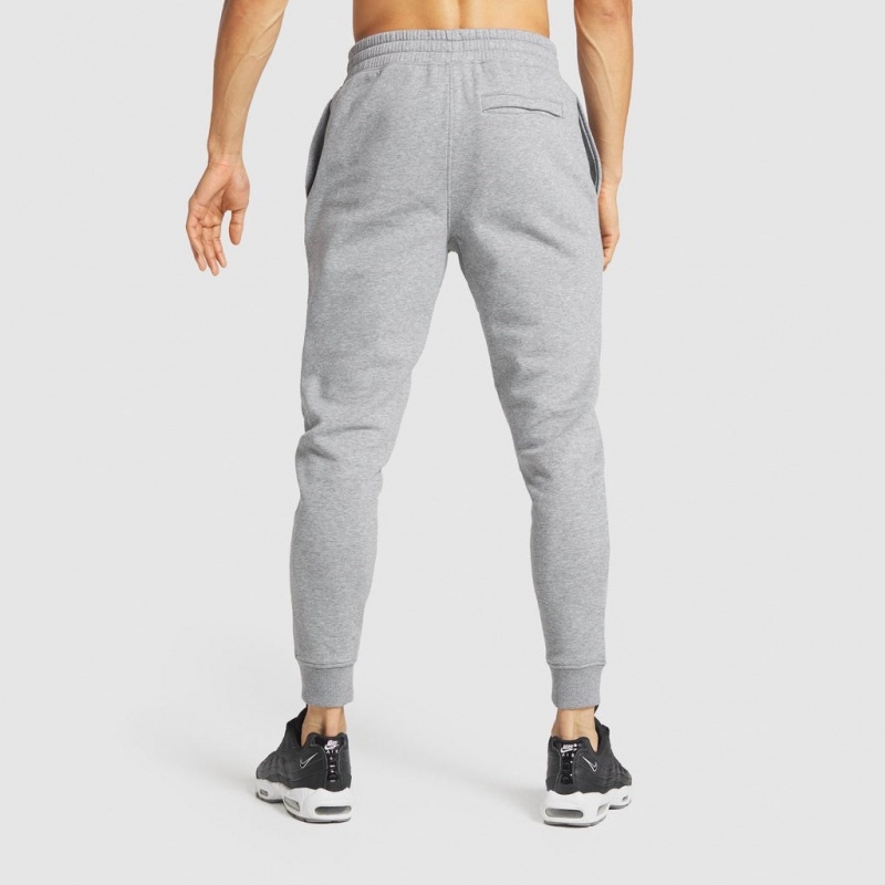 Pantalones Jogger Gymshark Crest Charcoal Marl | 73NQEBYWR