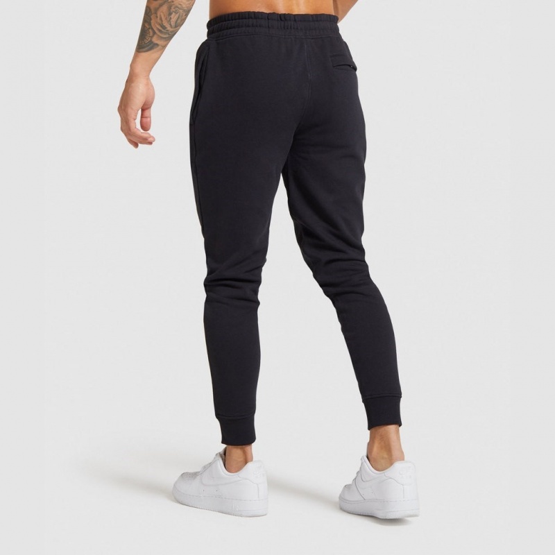 Pantalones Jogger Gymshark Crest Negras | 93OUXJKVB