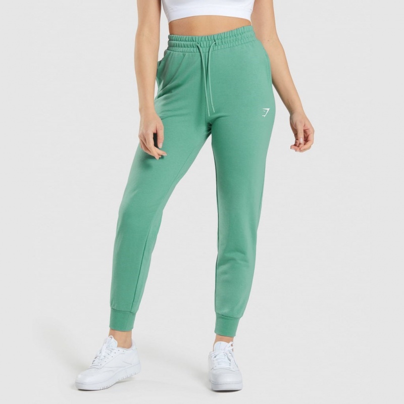 Pantalones Jogger Gymshark Entrenamiento Verde | 91PSJMNTV
