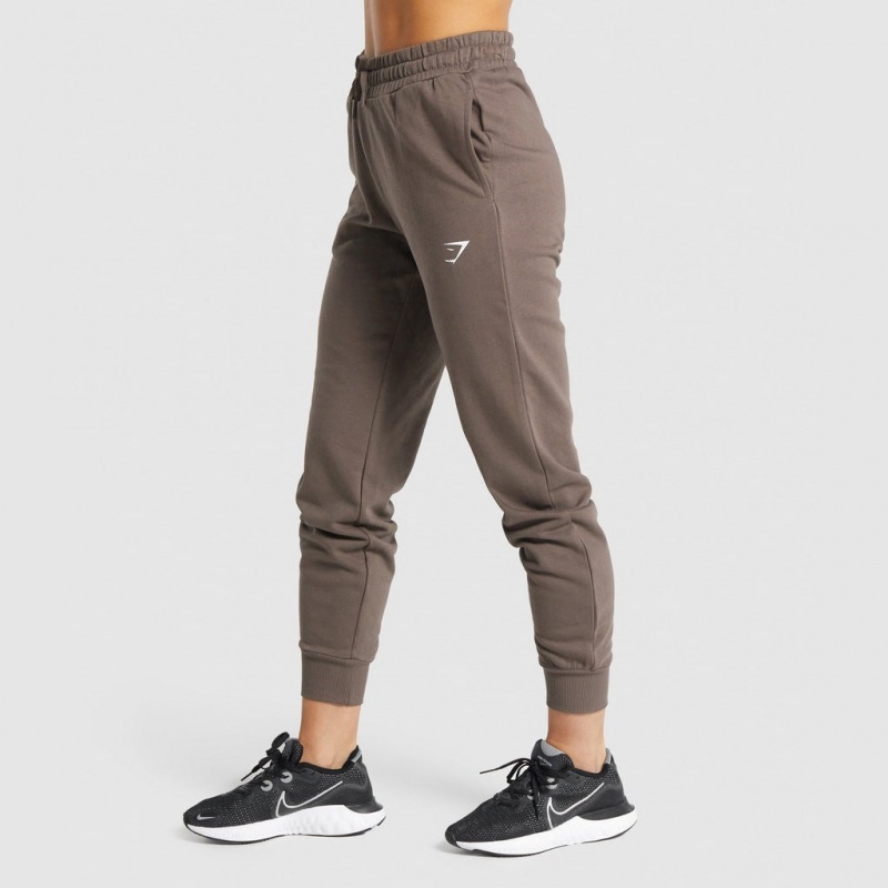 Pantalones Jogger Gymshark Entrenamiento Marrones | 32TPAXHJL