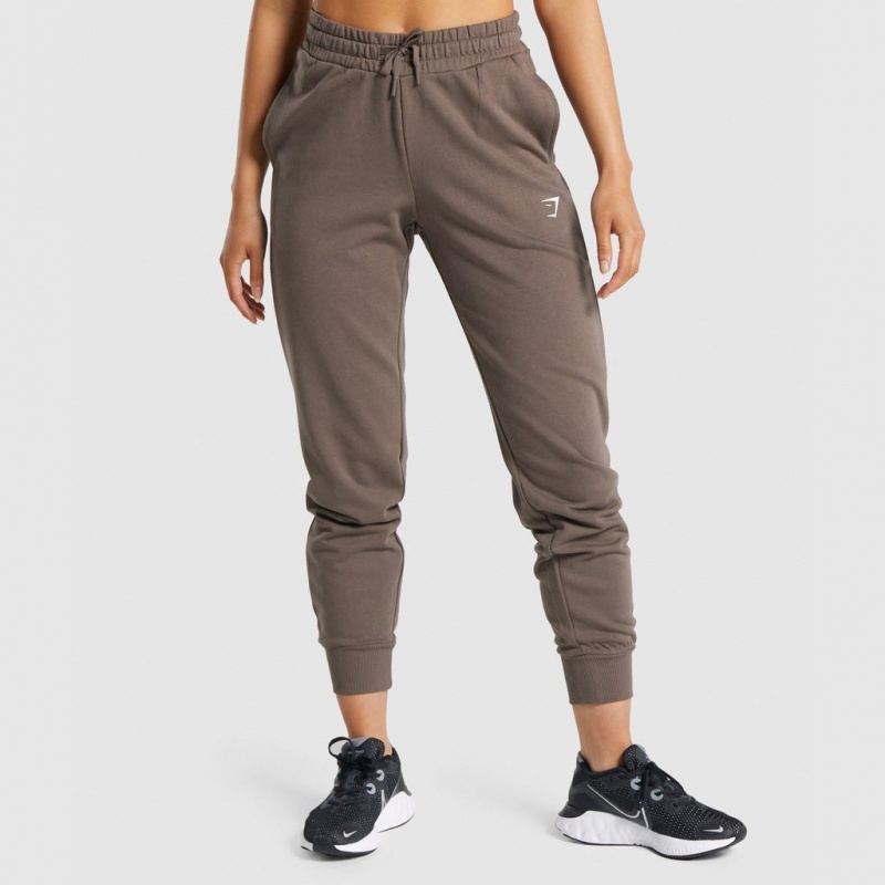 Pantalones Jogger Gymshark Entrenamiento Marrones | 32TPAXHJL
