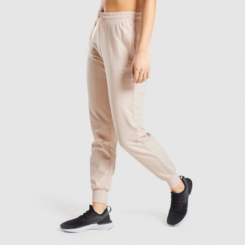 Pantalones Jogger Gymshark Entrenamiento Marrones Claro | 24ZWRBFJS