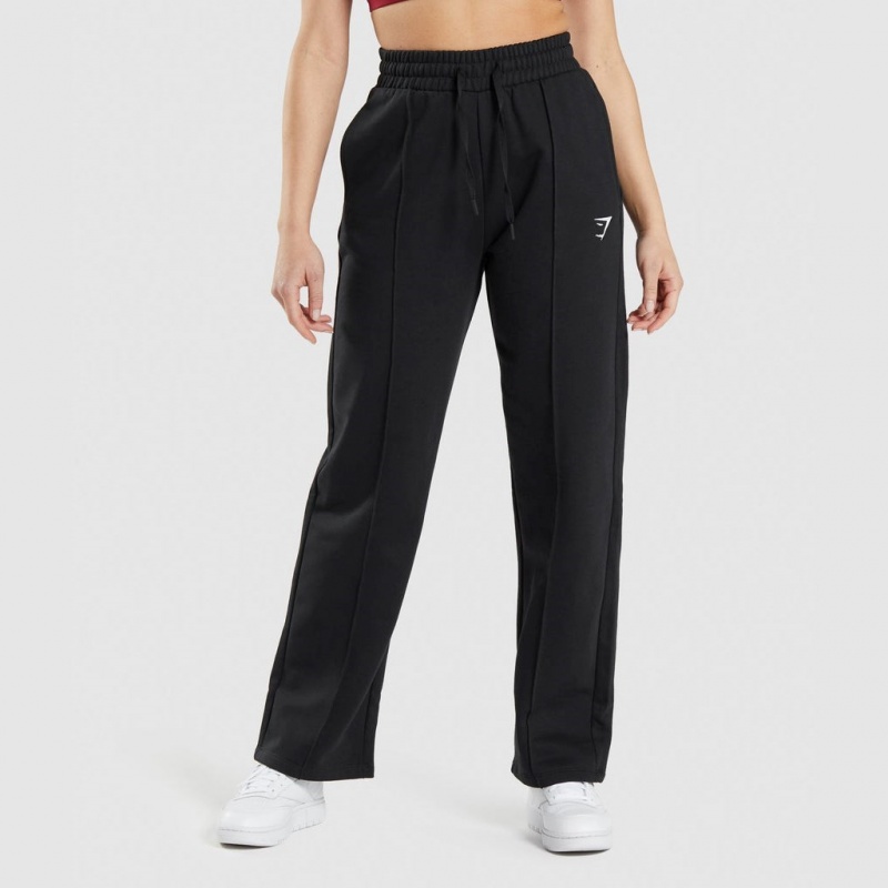 Pantalones Jogger Gymshark Entrenamiento Directo Leg Negras | 01OEURTYH