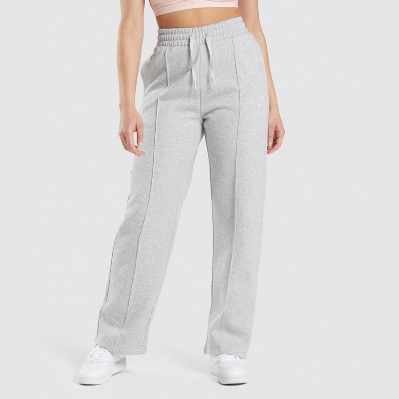 Pantalones Jogger Gymshark Entrenamiento Directo Leg Gris Claro | 50WPHFZYN
