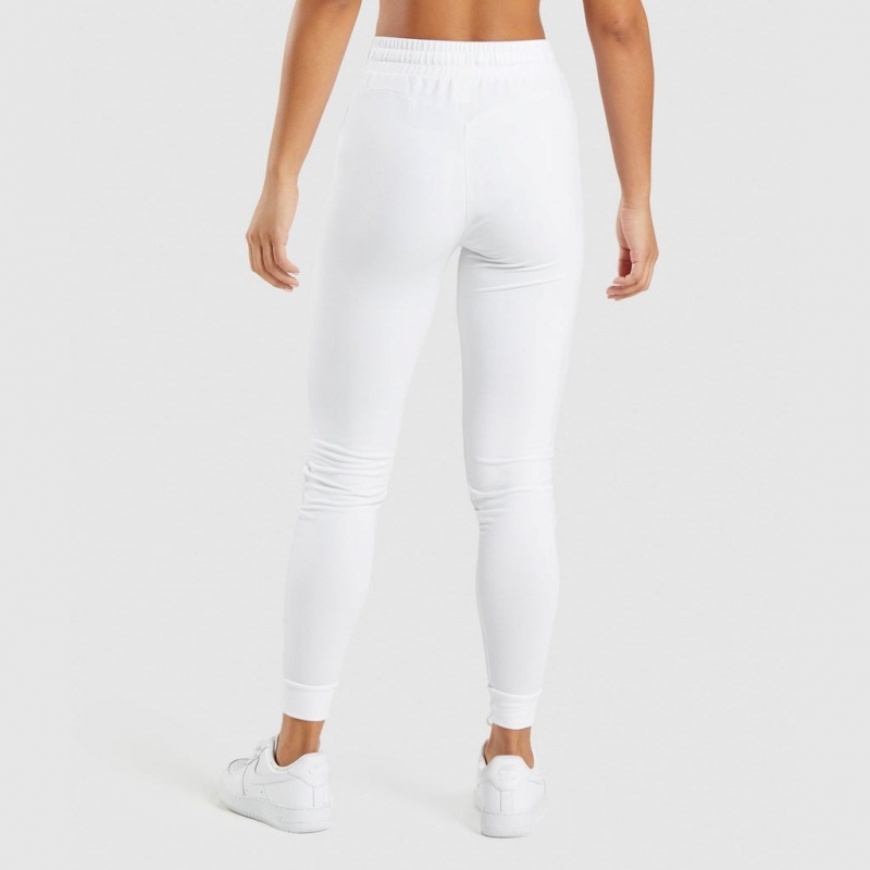 Pantalones Jogger Gymshark Entrenamiento Pippa Blancas | 73ABOHLDU
