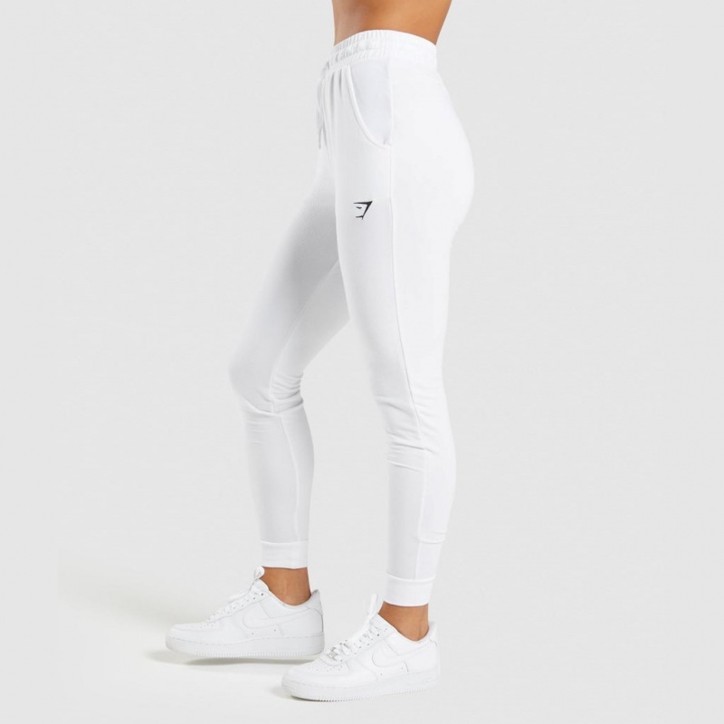 Pantalones Jogger Gymshark Entrenamiento Pippa Blancas | 73ABOHLDU