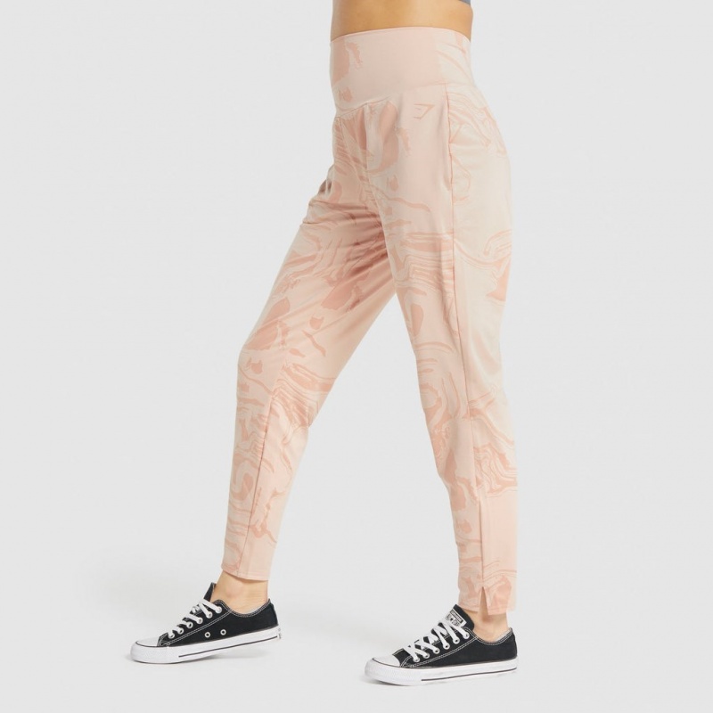 Pantalones Jogger Gymshark GS Power Rosas Claro | 84TWJVGED