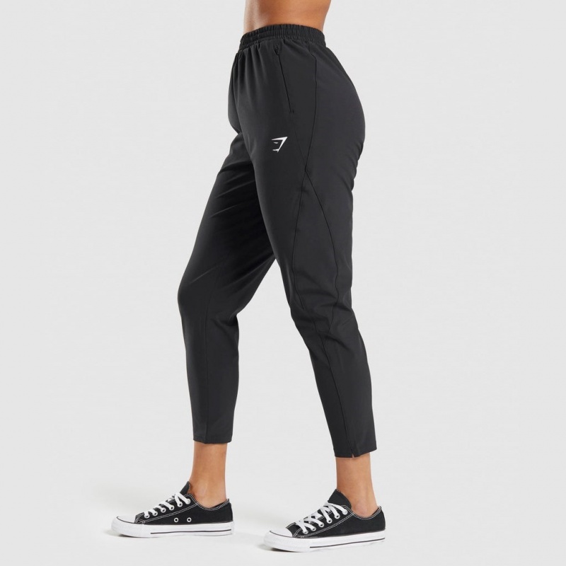 Pantalones Jogger Gymshark Maximise Pista Negras | 05DJUIEBO