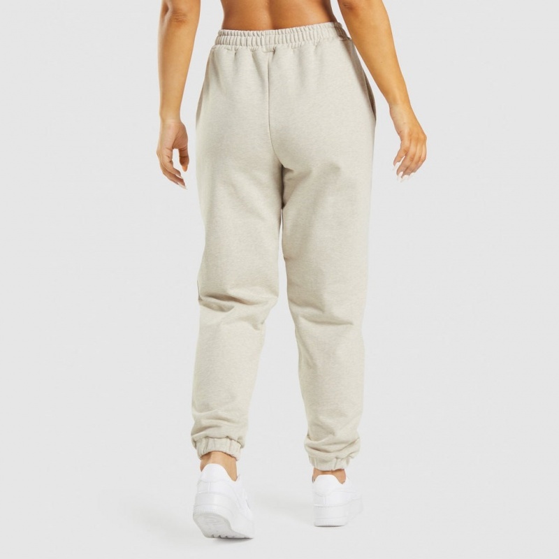 Pantalones Jogger Gymshark Rest Day Sweats Beige | 81AFVOQND