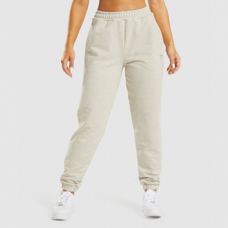 Pantalones Jogger Gymshark Rest Day Sweats Beige | 81AFVOQND