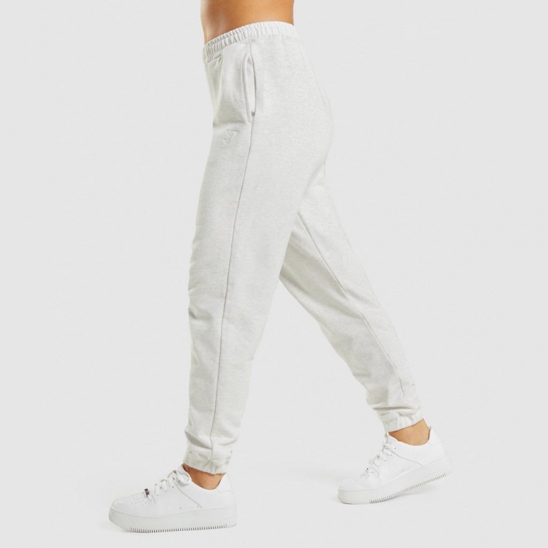 Pantalones Jogger Gymshark Rest Day Sweats Blancas | 07RHTYXEO