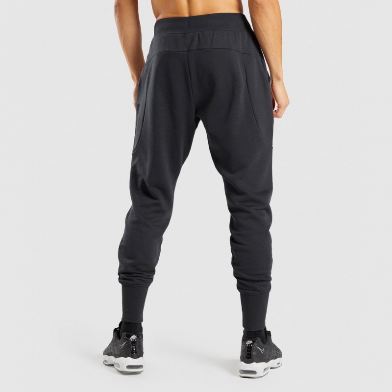 Pantalones Jogger Gymshark Restore Negras | 74XKAHNIT