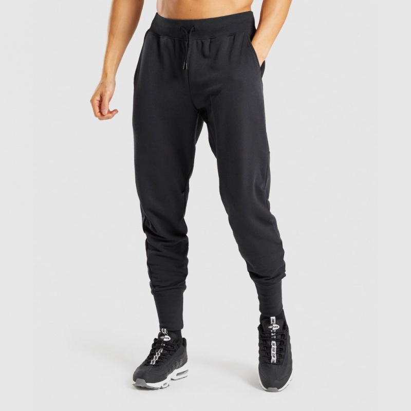 Pantalones Jogger Gymshark Restore Negras | 74XKAHNIT