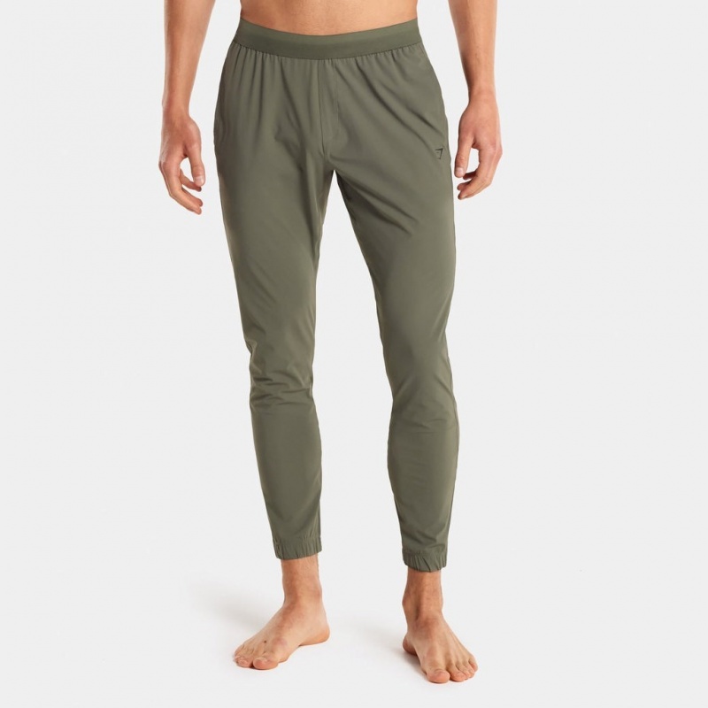 Pantalones Jogger Gymshark Studio Verde | 75VEJAHLZ