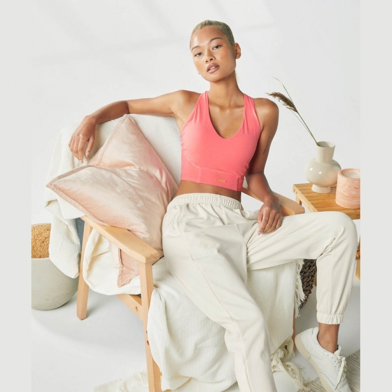 Pantalones Jogger Gymshark Whitney Loose Unbleached | 13HCNOGSQ