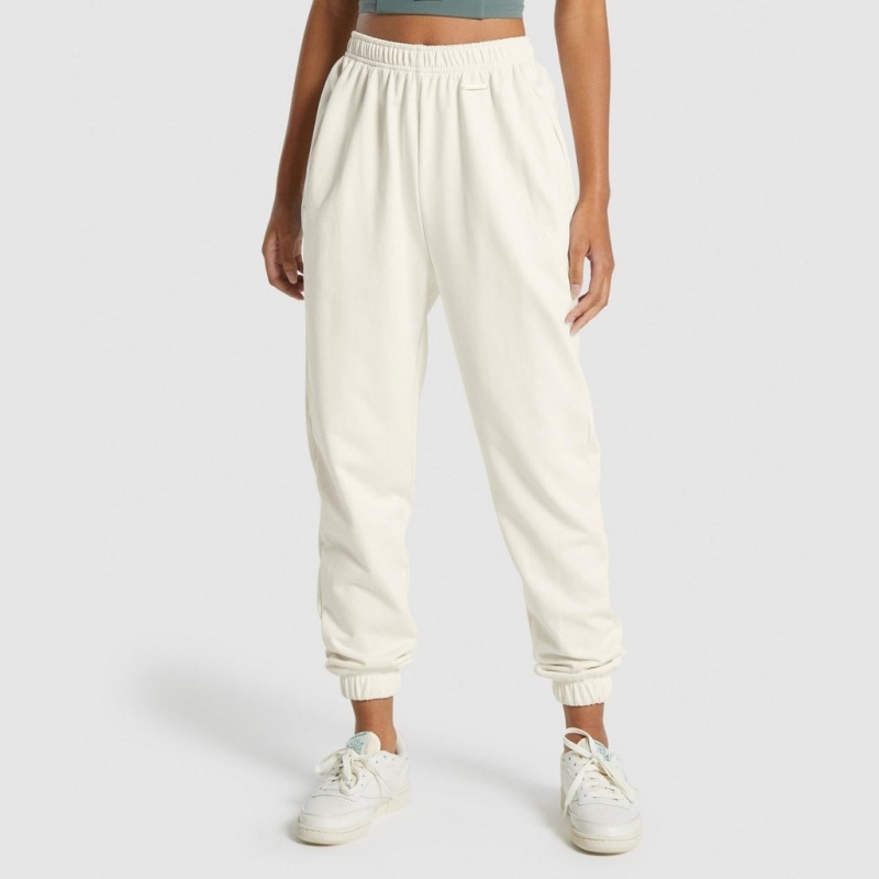 Pantalones Jogger Gymshark Whitney Loose Unbleached | 13HCNOGSQ