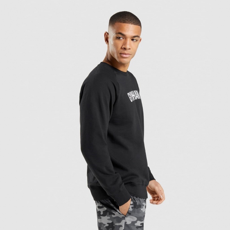 Pullover Gymshark Apollo Crew Negras | 17AXDSOTN