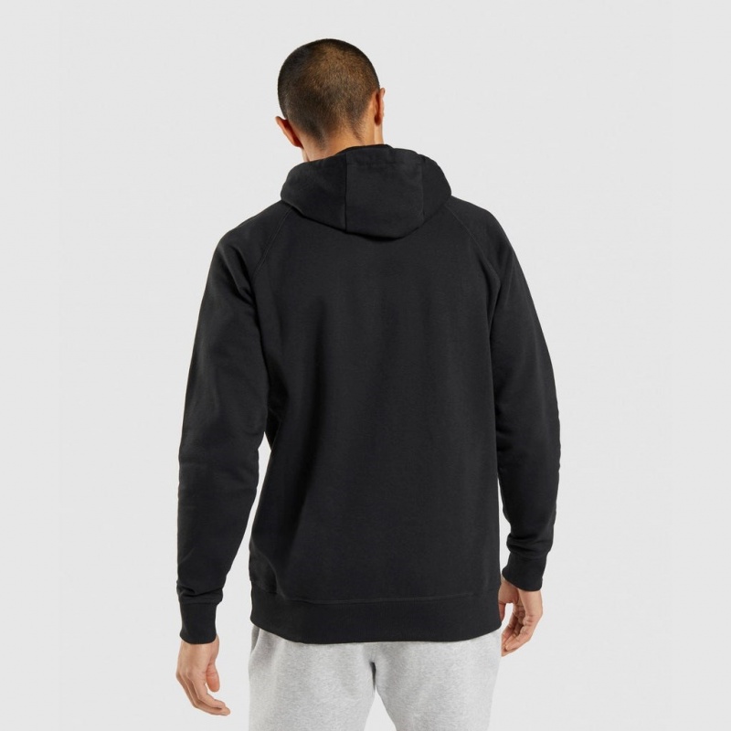 Pullover Gymshark Central Negras | 39ENIYUWS