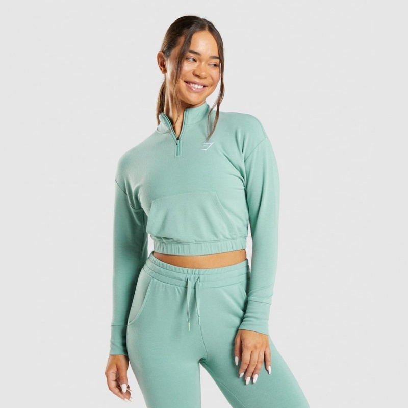 Pullover Gymshark Entrenamiento Pippa Azules | 79VLBUMKZ