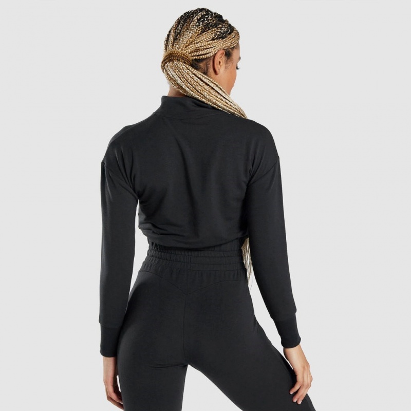 Pullover Gymshark Pippa Entrenamiento Negras | 10HTKOEGD
