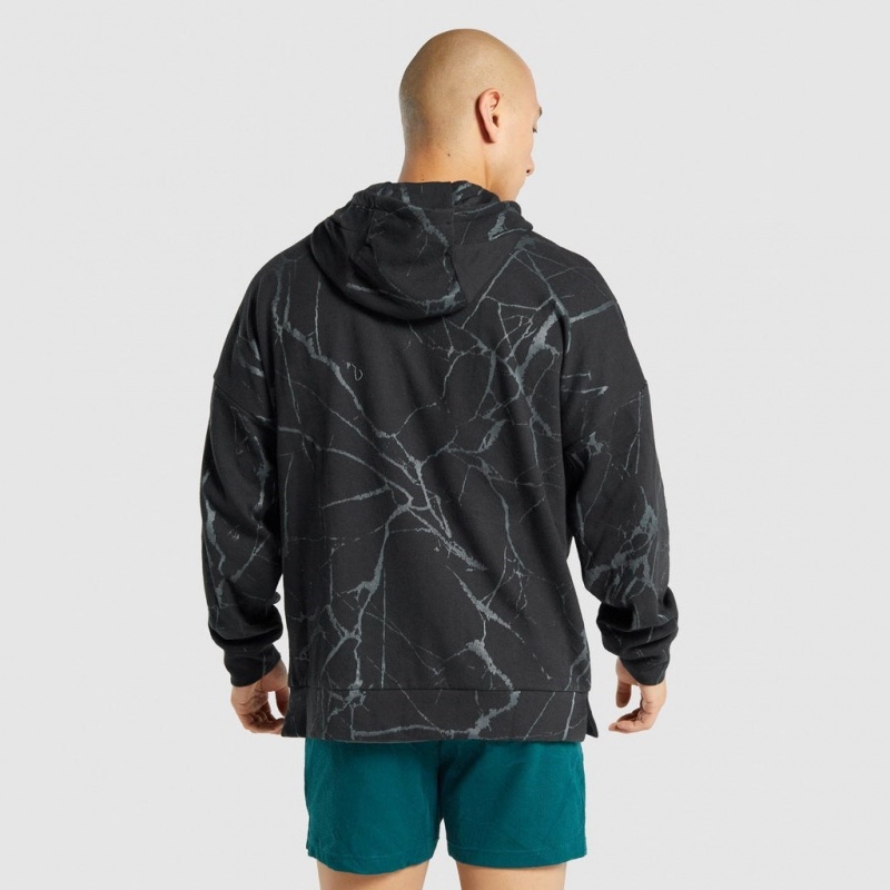 Pullover Gymshark Power Zip Up Negras | 58RDKHEBM