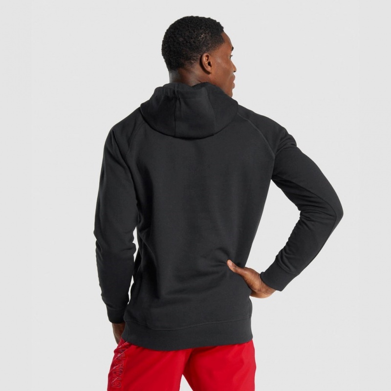 Pullover Gymshark Sharkhead Infill Negras | 36OPQIDJH
