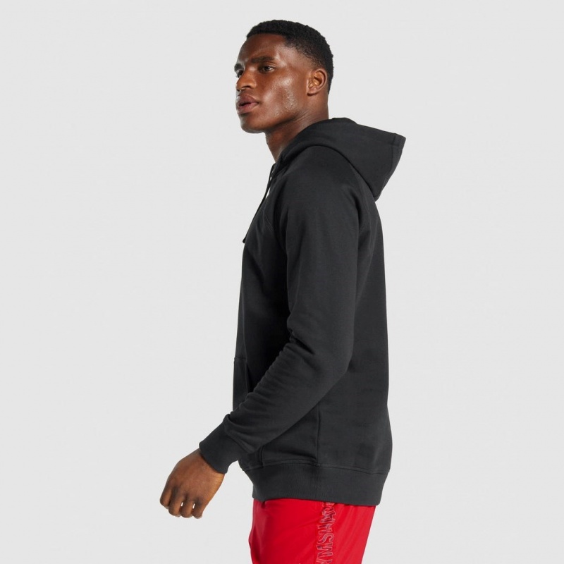 Pullover Gymshark Sharkhead Infill Negras | 36OPQIDJH