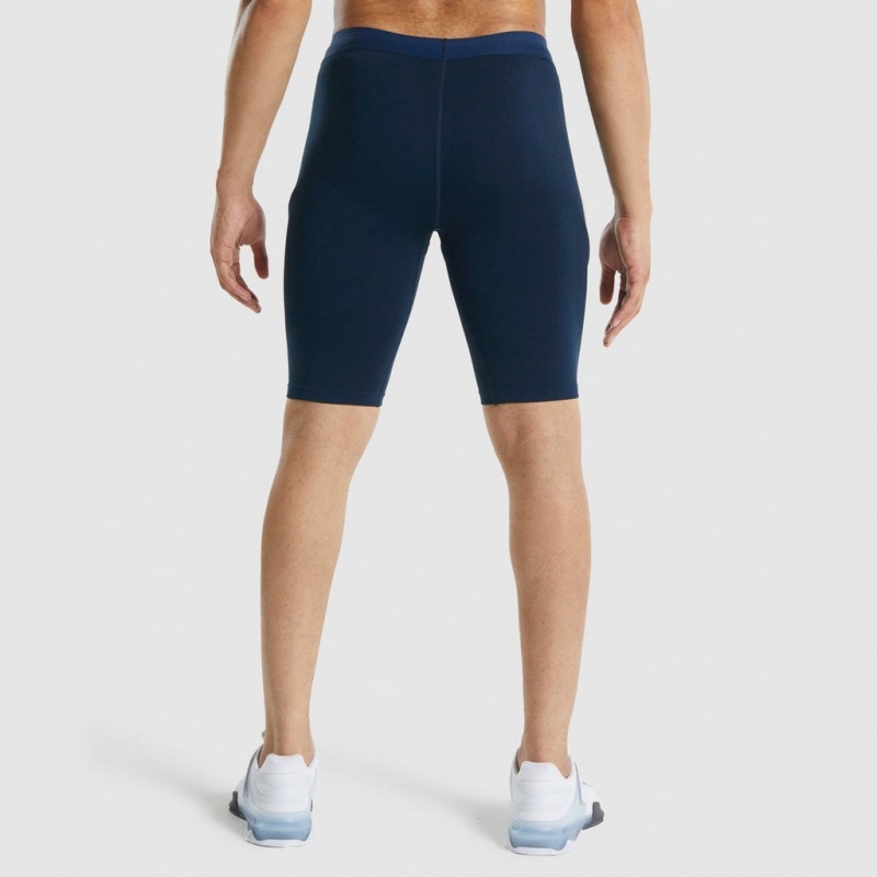 Short Gymshark 315 1/2 Tight Azul Marino | 89DORFJEH