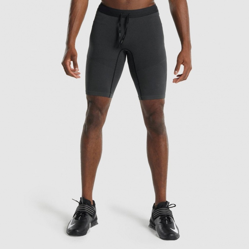 Short Gymshark 315 1/2 Tight Charcoal | 98HGJYMOV