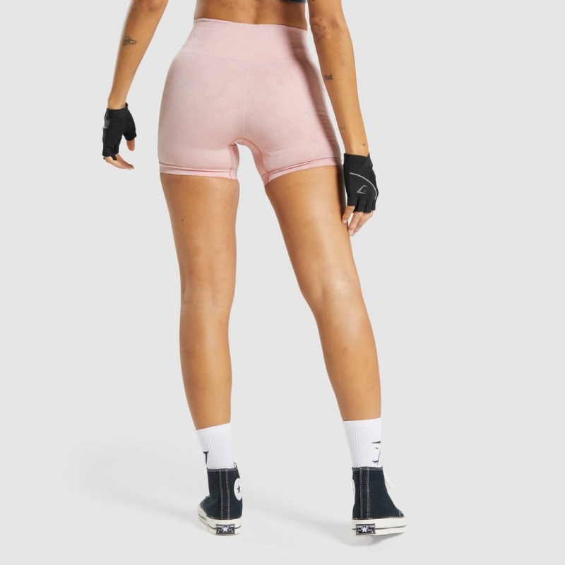 Short Gymshark Adapt Camo Seamless Rosas Claro | 67ZHRGKNF