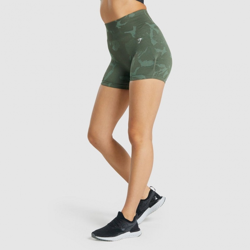 Short Gymshark Adapt Camo Seamless Savanna | 71QHABNZX