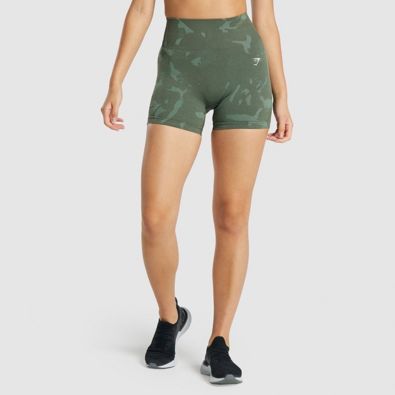 Short Gymshark Adapt Camo Seamless Savanna | 71QHABNZX