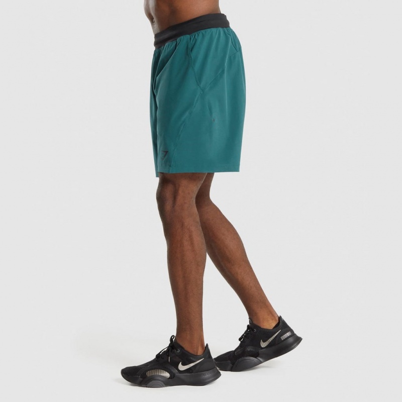 Short Gymshark Apex Functional 9 Teal | 30IJLRCTS