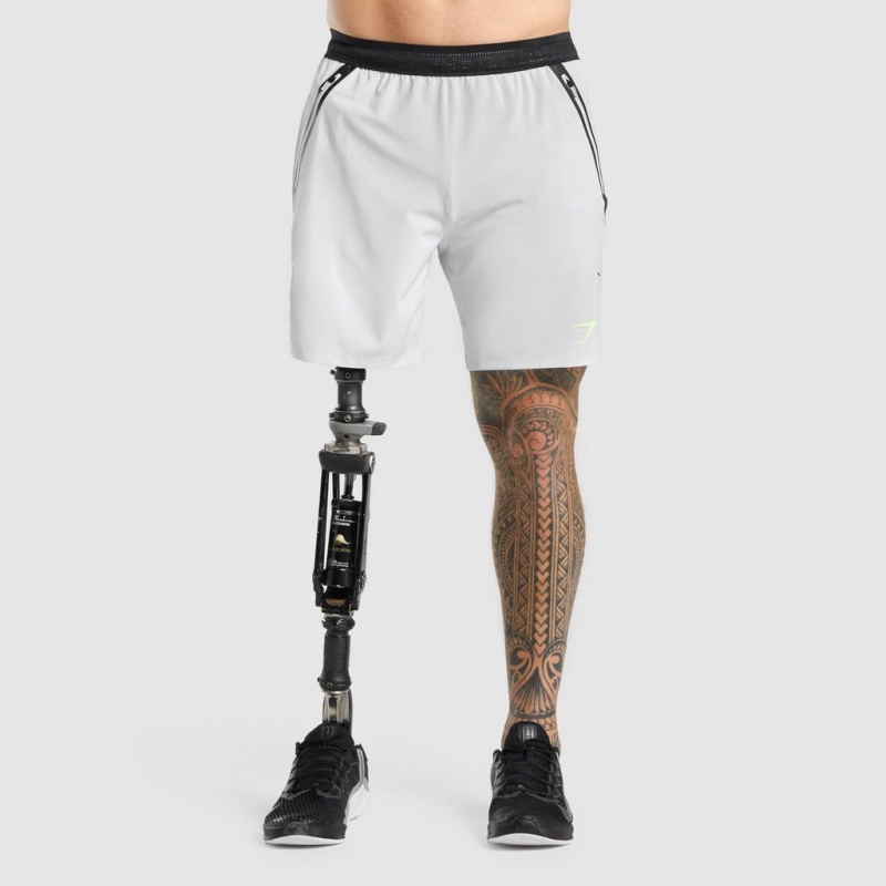 Short Gymshark Apex Perform Gris Claro | 56RQGLEYN