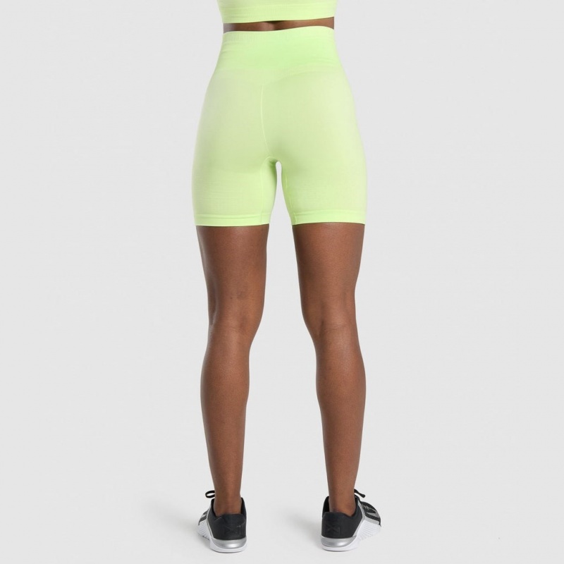 Short Gymshark Apex Seamless Verde Verde Claro | 51UXVSKMZ