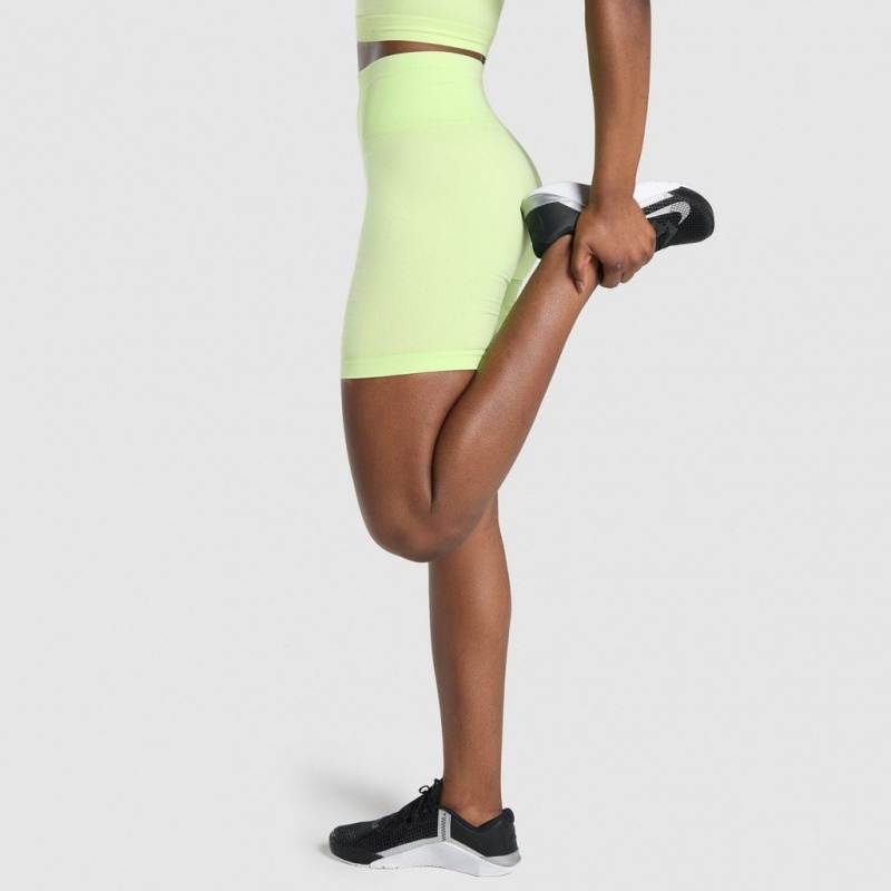 Short Gymshark Apex Seamless Verde Verde Claro | 51UXVSKMZ