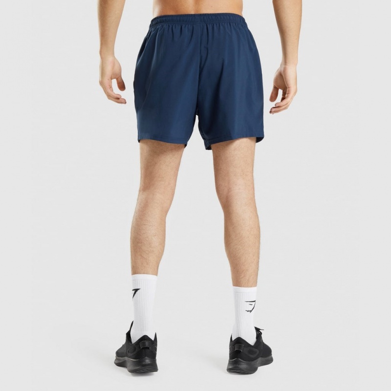 Short Gymshark Arrival 5 Azul Marino | 73GCNWPXK