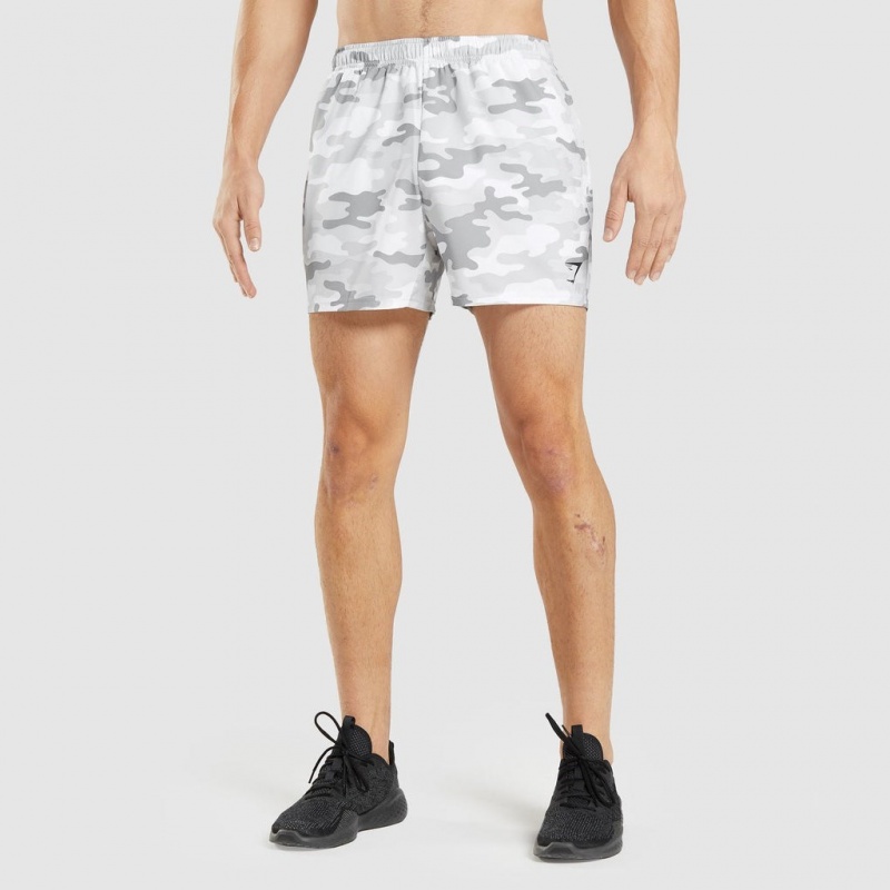 Short Gymshark Arrival 5 Gris Claro | 08KXNIYHJ