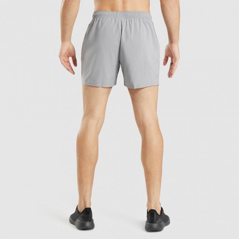 Short Gymshark Arrival 5 Gris | 95KFMUGHR