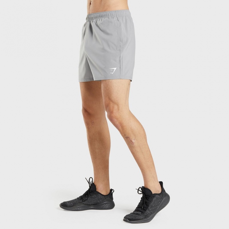 Short Gymshark Arrival 5 Gris | 95KFMUGHR