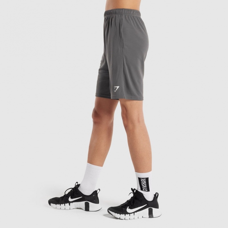 Short Gymshark Arrival De Punto 9 Charcoal | 40RNDTJFQ