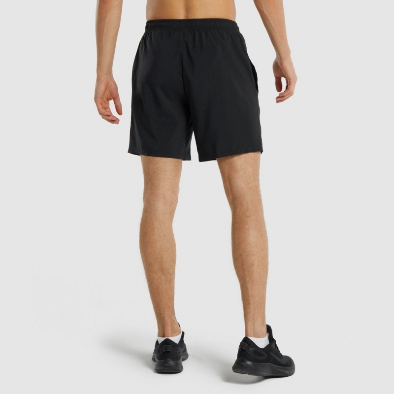 Short Gymshark Arrival Negras | 51MDGKLIF