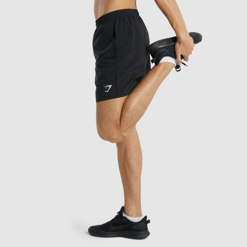 Short Gymshark Arrival Negras | 51MDGKLIF