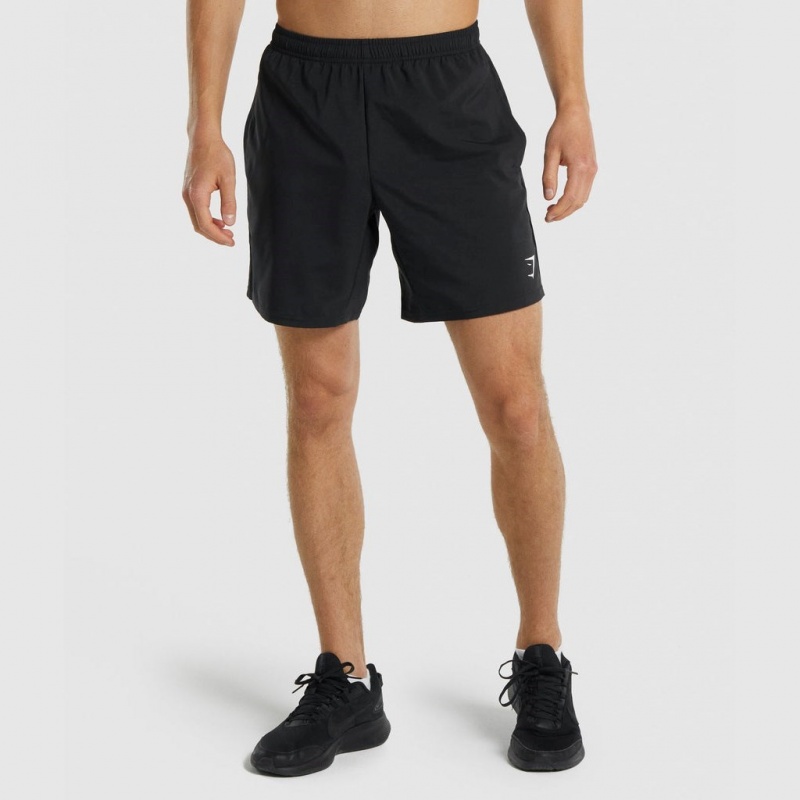 Short Gymshark Arrival Negras | 51MDGKLIF