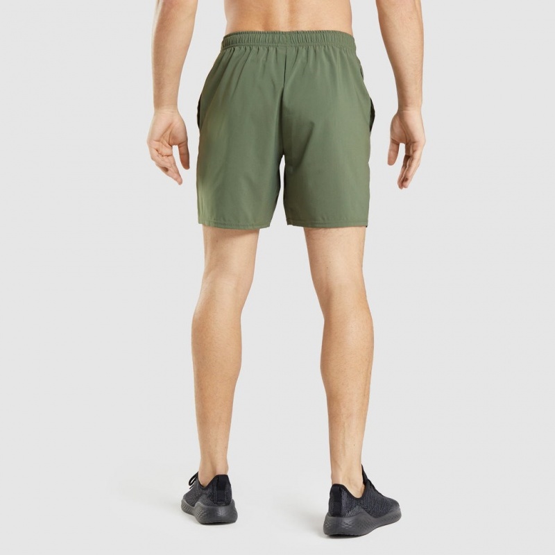 Short Gymshark Arrival Verde Oliva | 93QPJXECV