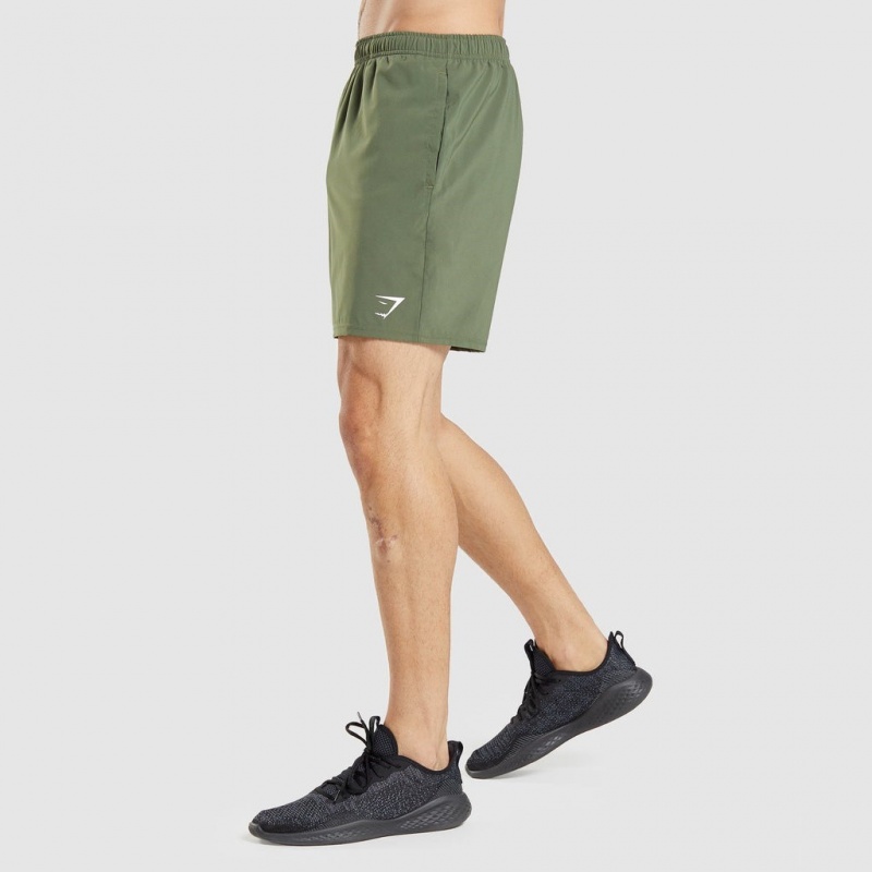 Short Gymshark Arrival Verde Oliva | 93QPJXECV